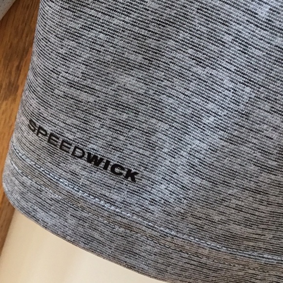 REEBOK heather gray speed wick quarter zip pullover. Men’s size small - Picture 6 of 9